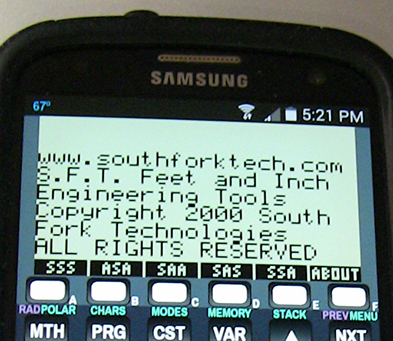 SFT49 on Android Phone